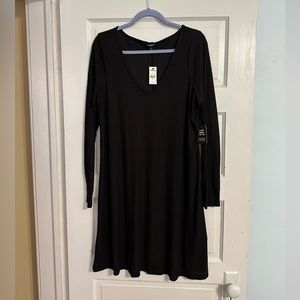 Express Black Long Sleeve Sweater Dress - NWT